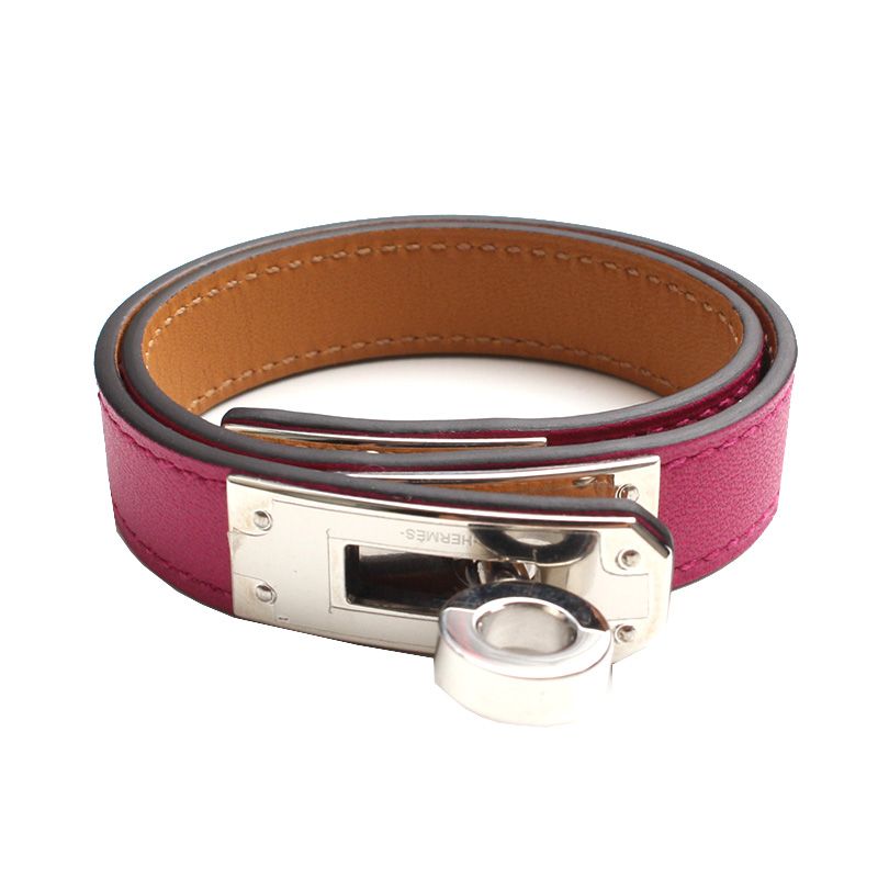 Hermes Anemone Kelly Silver Bracelet A-Stamp 94881644