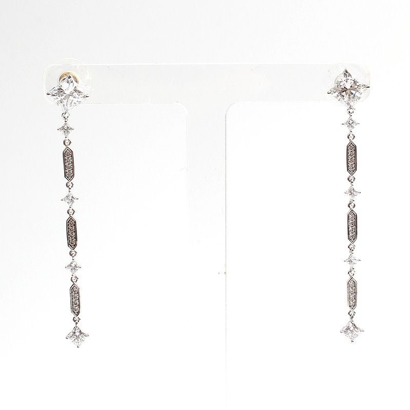 Other Brand Hesed & J 925 Silver Crystal Earrings 75553708