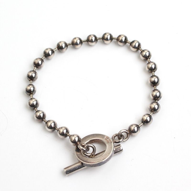 Gucci 925 Silver Bead Bracelet 1697 AR 64356686