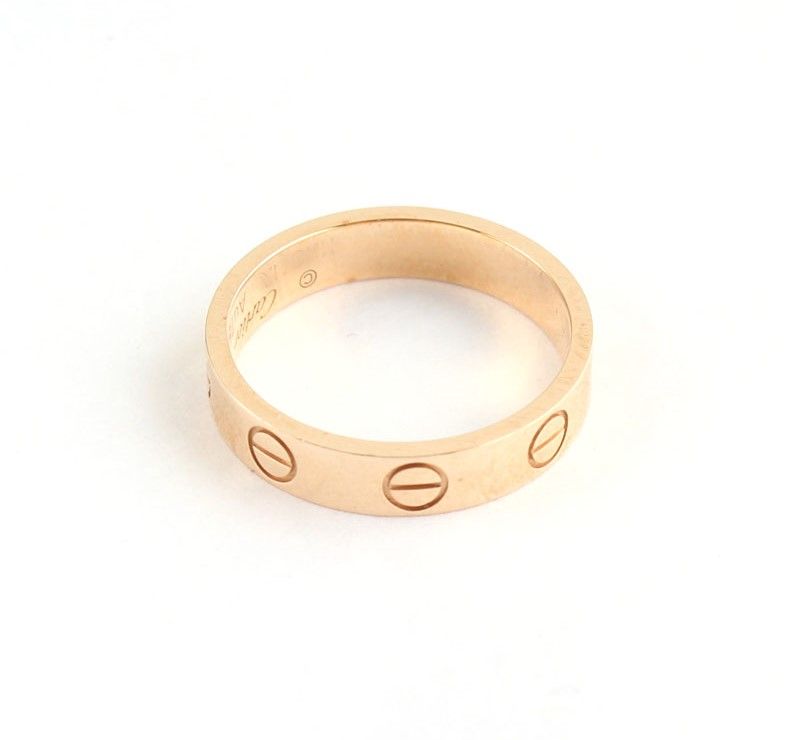 Cartier Love Ring 750 Rose Gold 48 8 26811563