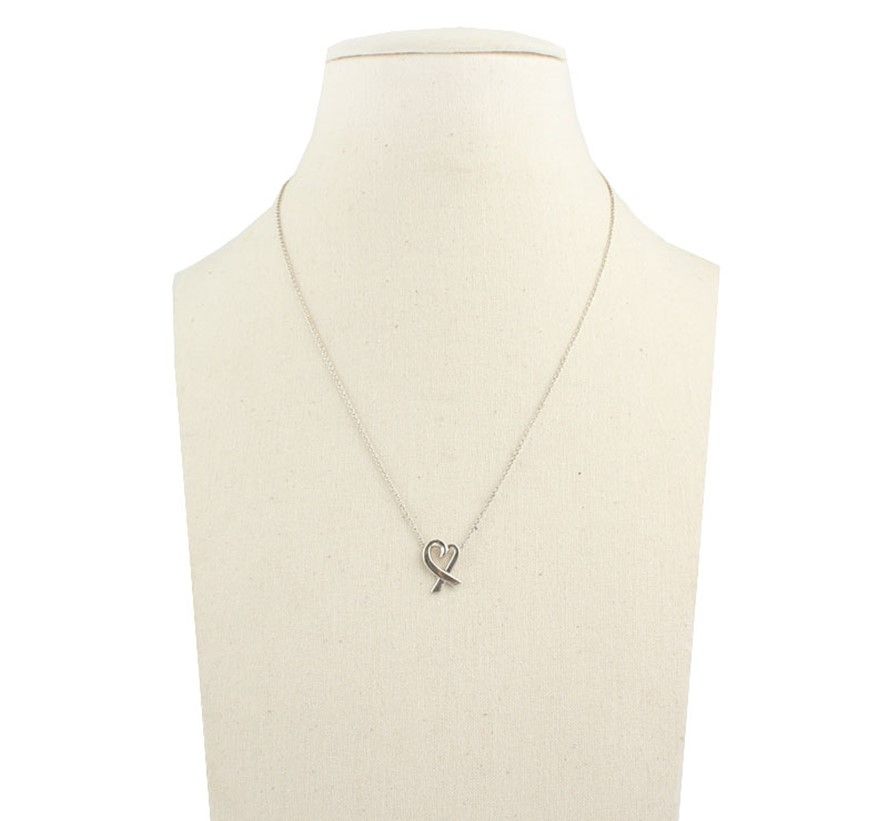 Tiffany & Co Loving Heart 925 Silver Necklace 26811434