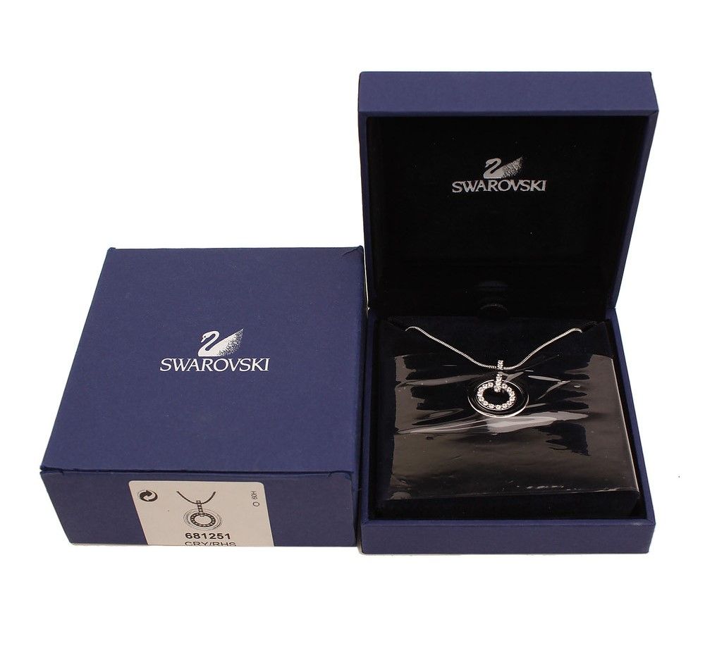 Swarovski Crystal Pendant Silver Necklace 26811557