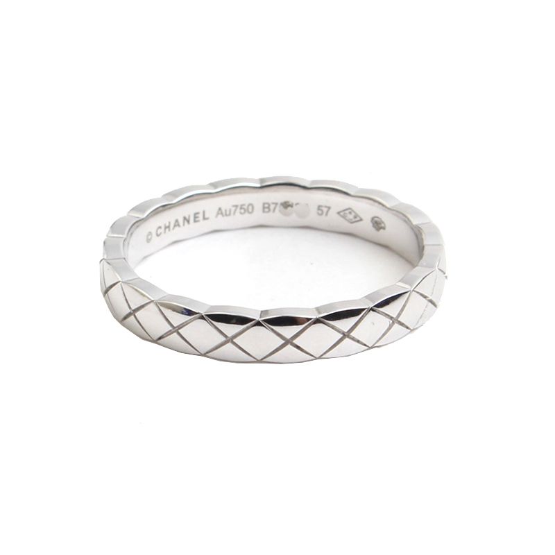 CHANEL Coco Crush 750 White Gold Ring 17 47701774