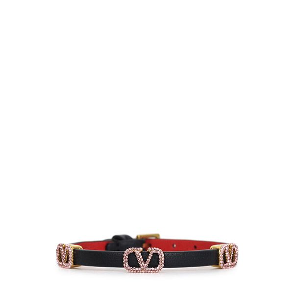Valentino Black Red Gold Crystal Bracelet J0F42 LWV 0SM 00062 125343068