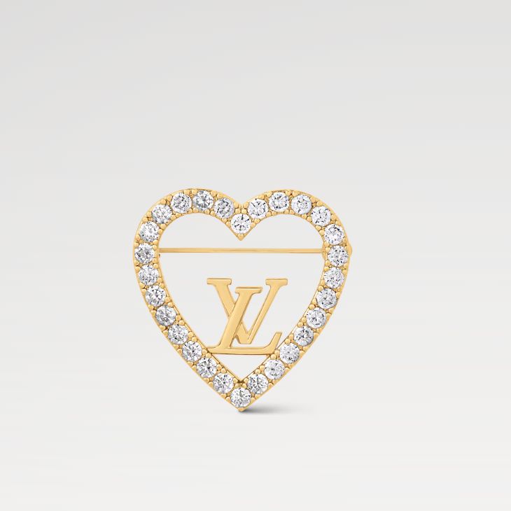 Louis Vuitton My LV Heart Love Brooch 122608459