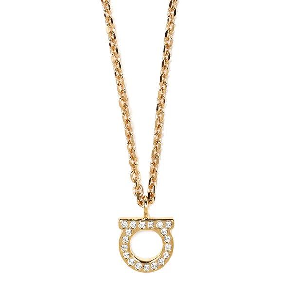 Salvatore Ferragamo Crystal S Necklace 760131 696654 00024 123704965
