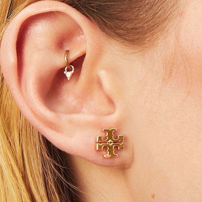 Tory Burch T Brooch Gold Kira Stud Earrings 17843 720 77797295