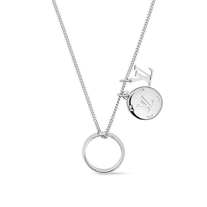 Louis Vuitton Monogram Charm Necklace for Men M62485 118187521
