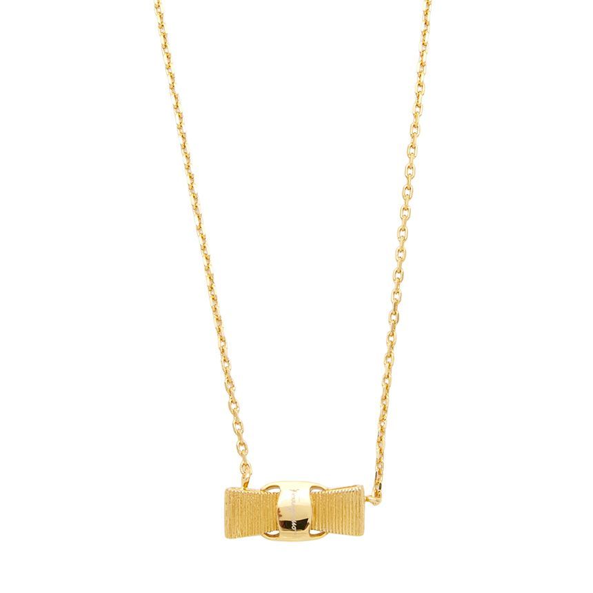 Salvatore Ferragamo Bow Necklace 76 0547 001 0998985 87305272