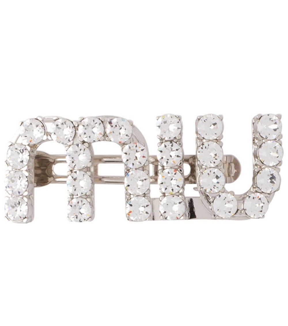 Miu Miu Crystal Hair Clip Steel 5JF082 2DNC F0OKL 88949700