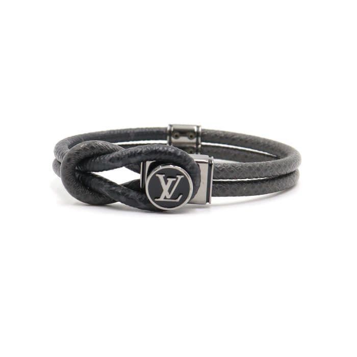 Louis Vuitton Canvas Loop It Men's Bracelet M6780E 133067607