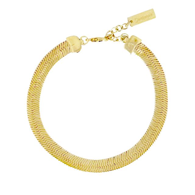 Saint Laurent YSL Logo Serpent Bracelet / Gold 819801 Y1500 8060 133102555