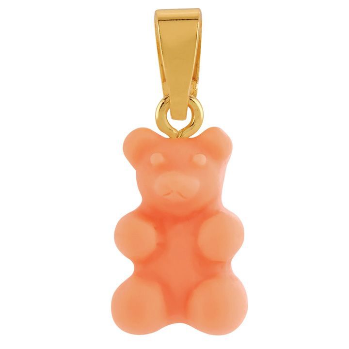 Crystal Haze Jewelry Crystal Haze Nostalgia Bear Pendant Peach 133032297