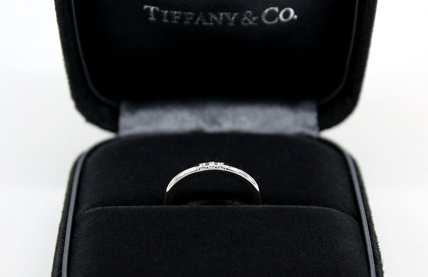 Tiffany & Co Forever Ring Platinum Diamond 3p Ring 7.5 128375723