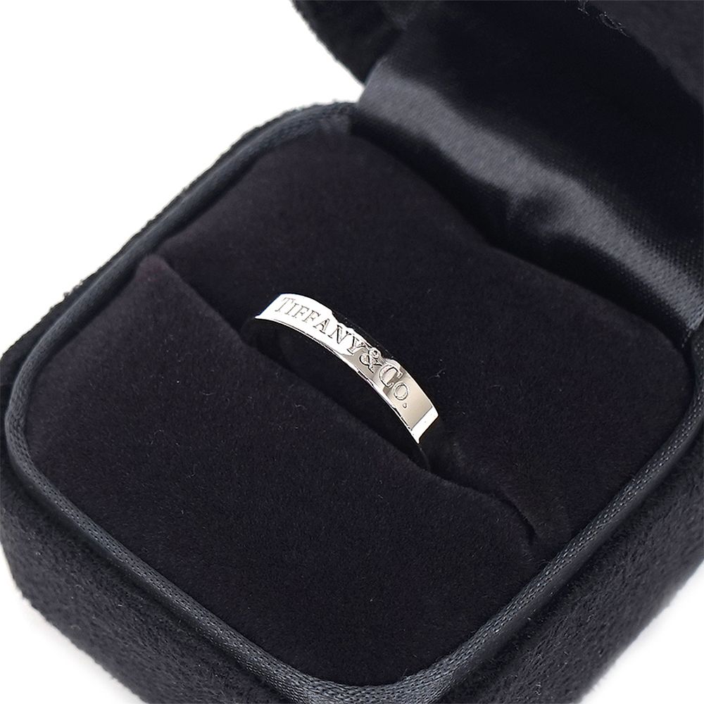 Tiffany & Co 1837 Platinum Ring PT950 3mm 5.5 115938084