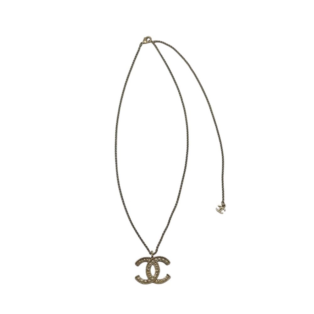 CHANEL CC Logo Necklace CHB040619 132434430