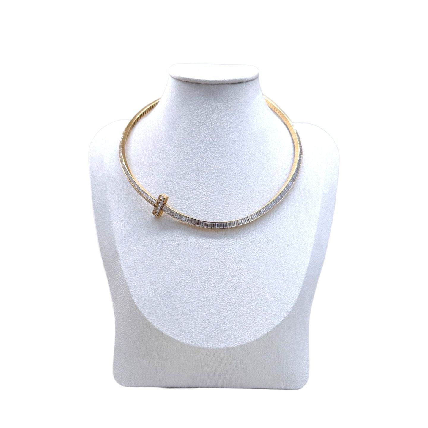 Tiffany & Co Tiffany T1 Diamond Choker Necklace TIB040213 132368637