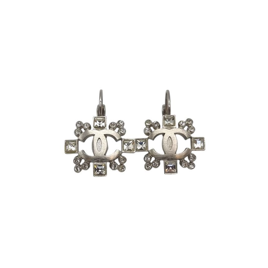 CHANEL CC Crystal Logo Earrings CHB011422 124119432