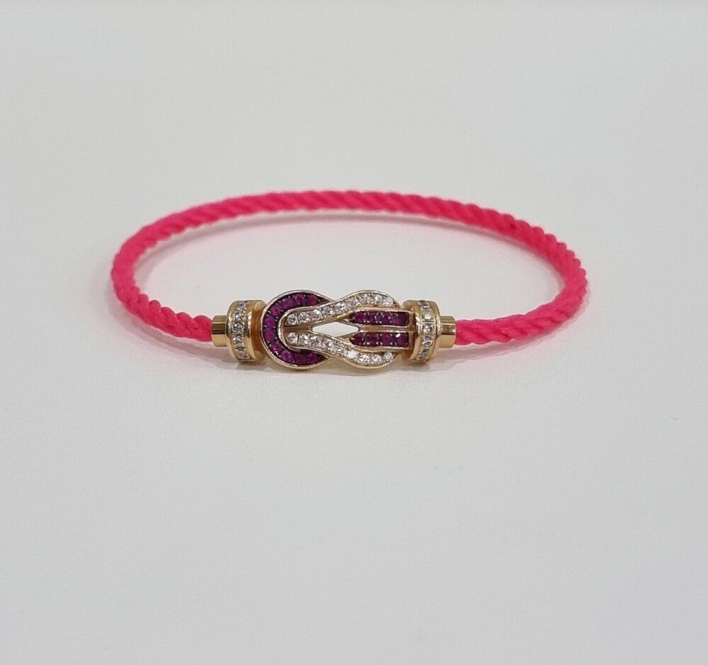 Fred Chanse Infinite Full Diamond Ruby Bracelet 45918989