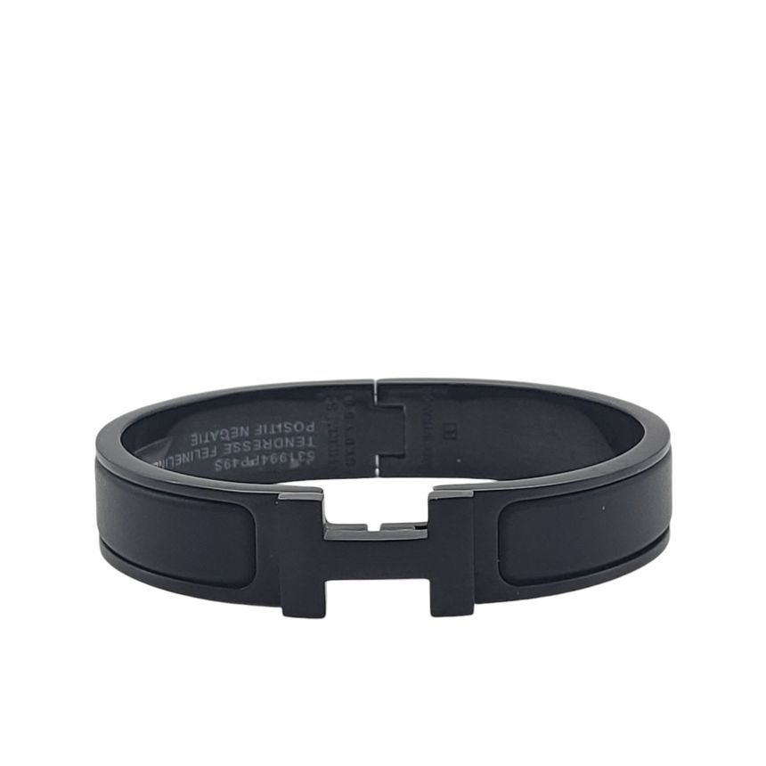Hermes Unused Clickash HH Matte Black HEA110606 119732151
