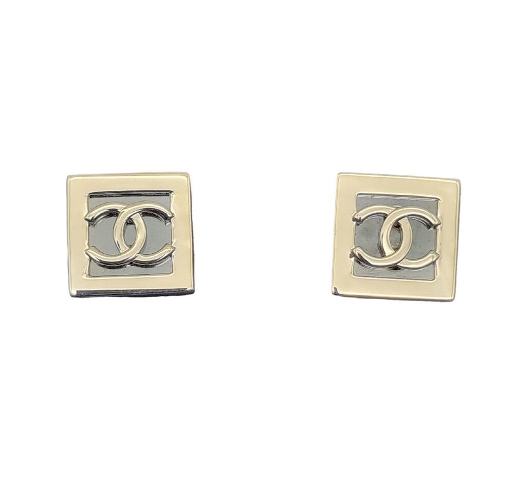 CHANEL Unused Square Earrings 58833768