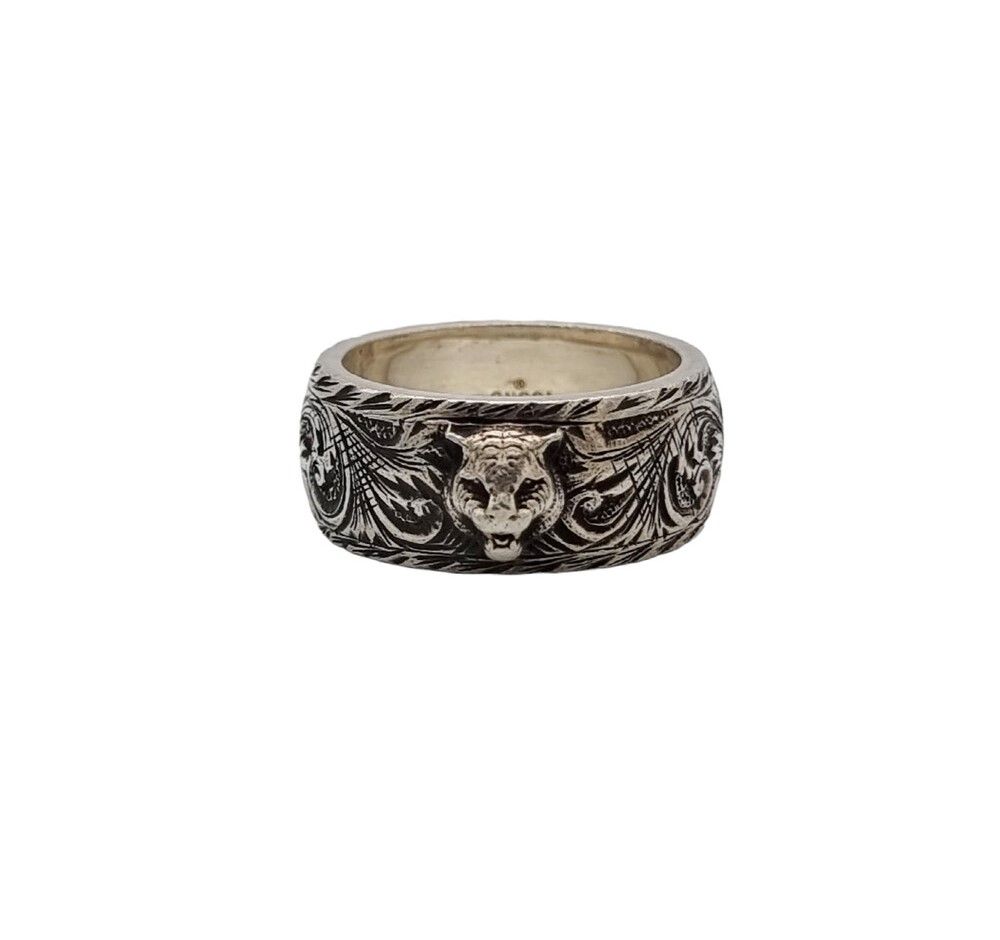 Gucci Tiger Silver Ring 21 57098665