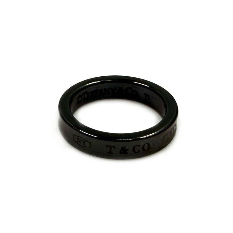 Tiffany & Co Titanium 1837 Ring 40725073 132981588