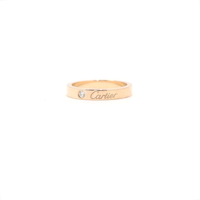 Cartier 3mm Diamond Wedding Band Ring 1P (SKU: aa49907) 132991734