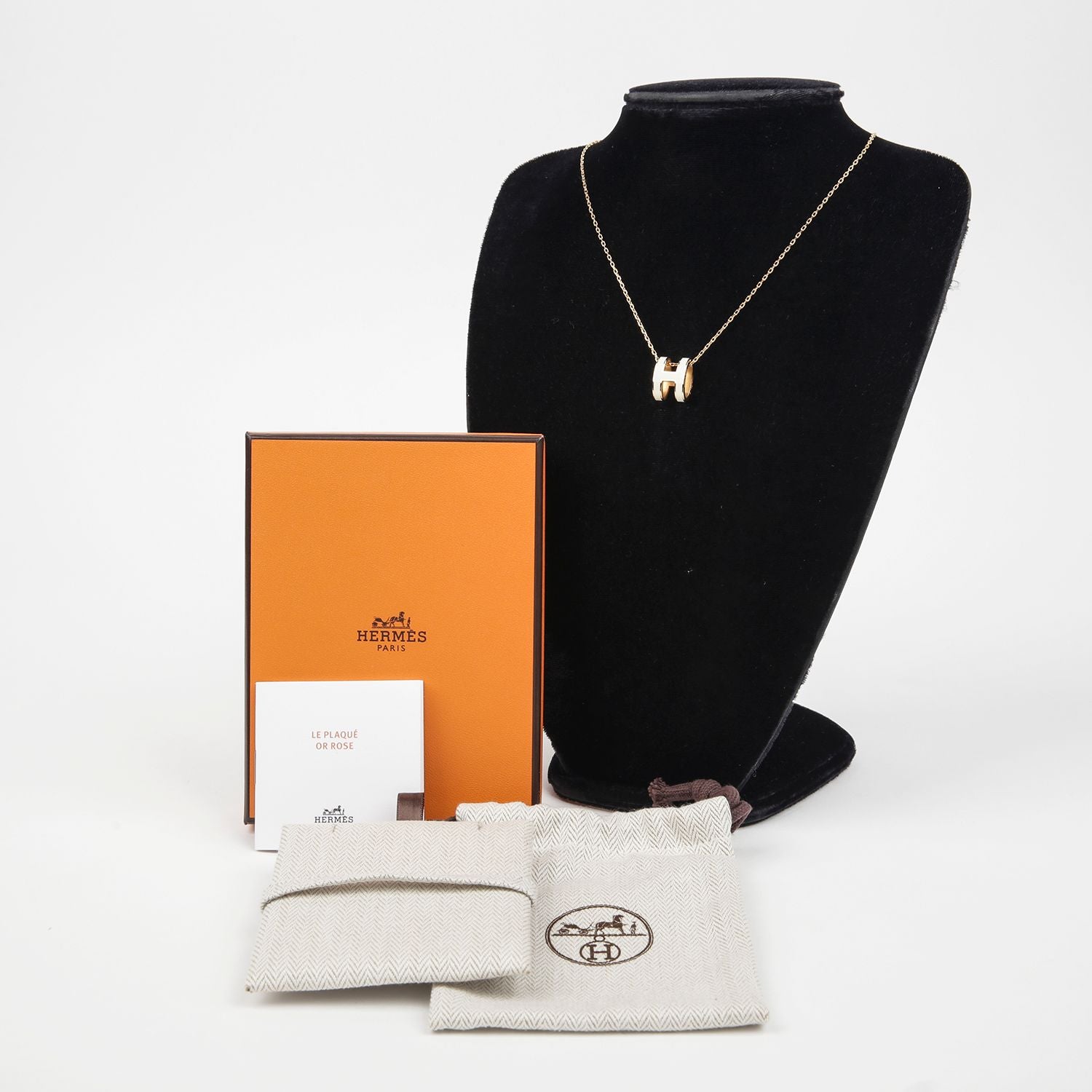 Hermes H147991F Popashu H Pendant Necklace 132474969