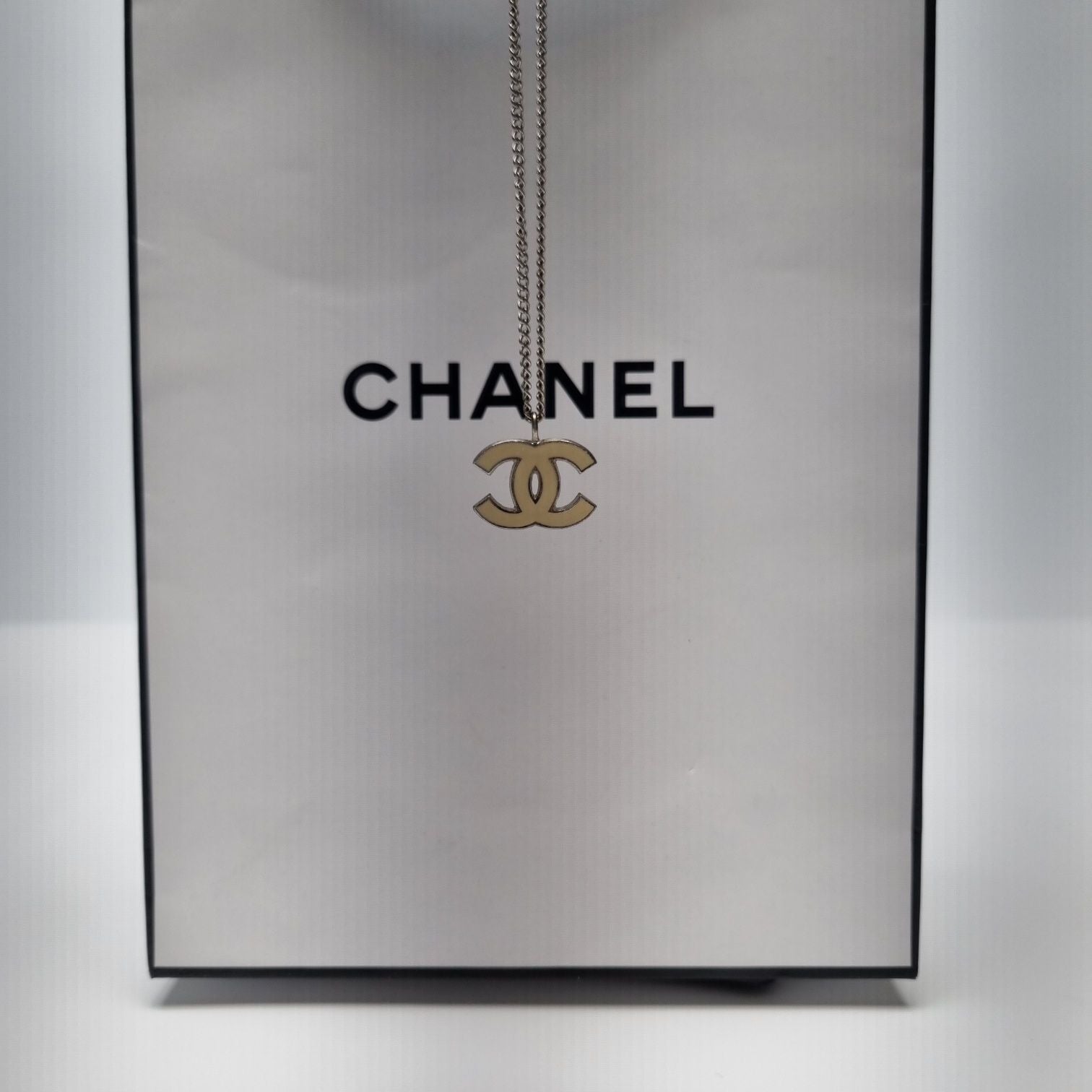 CHANEL CC Logo Necklace 503-65 132950994