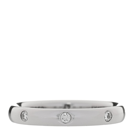 Platinum Diamond Tendrement Etoiles Wedding Band Ring 47 4