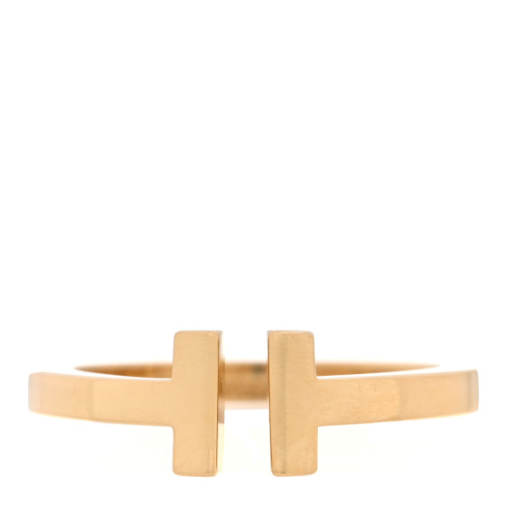 18K Yellow Gold T Square Ring 62 10