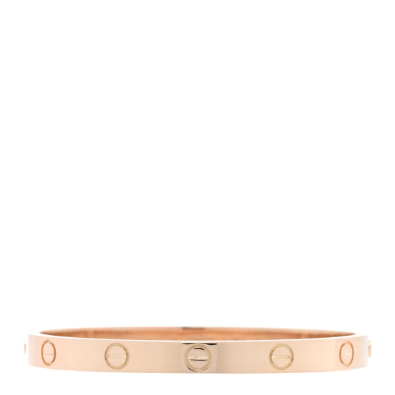18K Pink Gold LOVE Bracelet 17