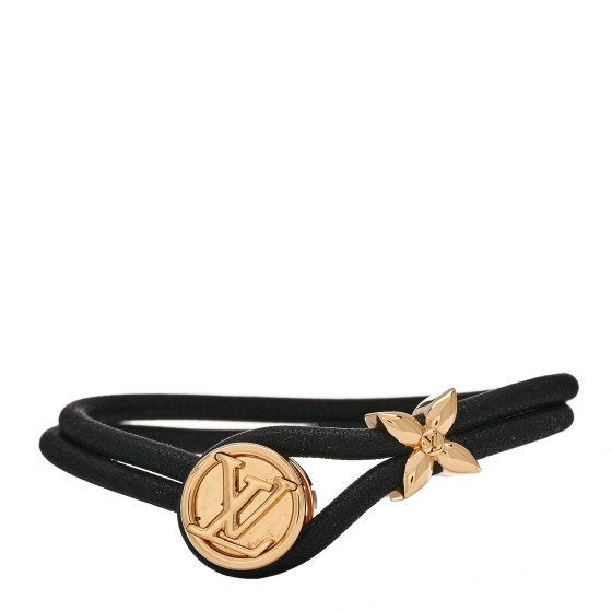 Calfskin Keep A Secret Bracelet 17 Black