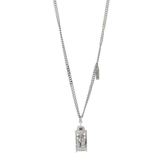 X OTANI WORKSHOP Metal Pendant Necklace Silver