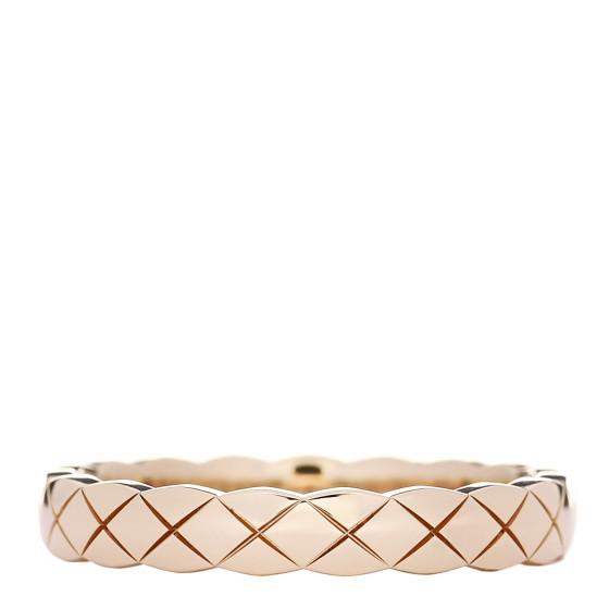 18K Beige Gold Mini Coco Crush Ring 55 7.25