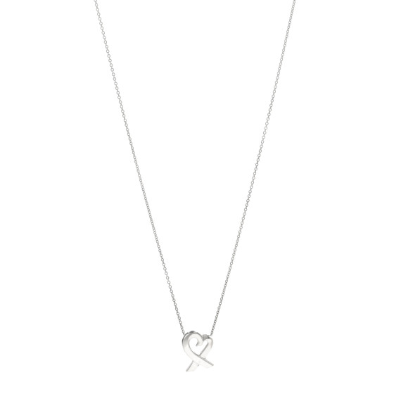 Sterling Silver Paloma Picasso Loving Heart Pendant Necklace