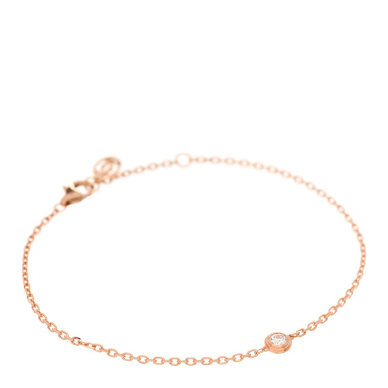 18K Pink Gold Diamond LM D'Amour Bracelet