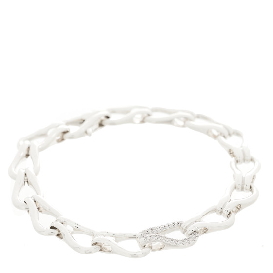 Sterling Silver Diamond Surf Bracelet