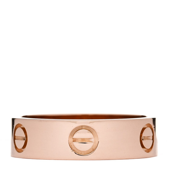 18K Pink Gold 5.5mm LOVE Ring 56 7.75