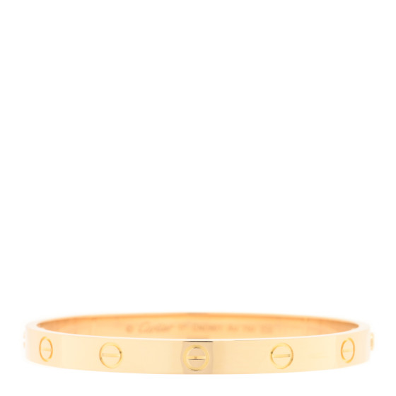 18K Yellow Gold LOVE Bracelet 17