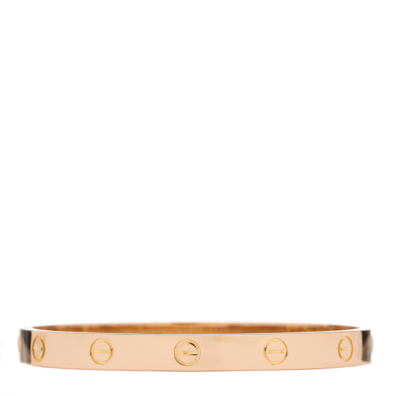 18K Pink Gold LOVE Bracelet 17