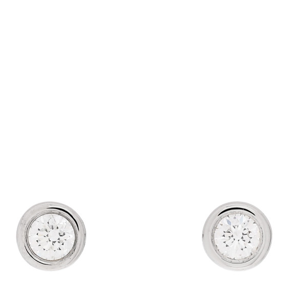 Platinum Diamond .20ctw Elsa Peretti Diamonds By The Yard Earrings