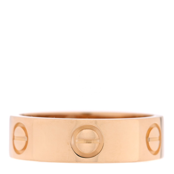 18K Yellow Gold 5.5mm LOVE Ring 53 6.5