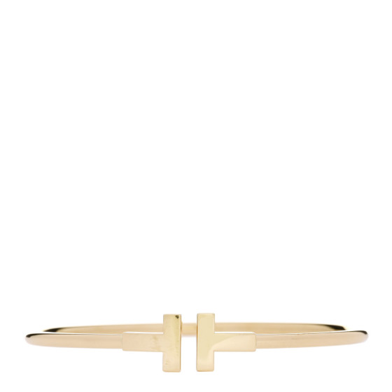 18K Yellow Gold T Wire Bracelet