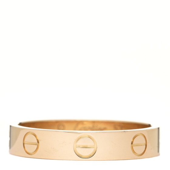 18K Yellow Gold 3.5mm LOVE Wedding Band Ring 53 6.5