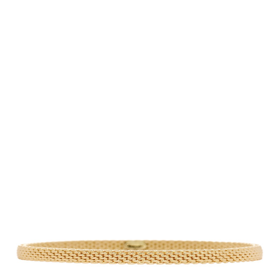 18K Yellow Gold Narrow Somerset Bangle Bracelet