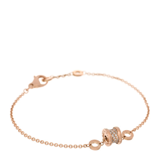 18K Rose Gold Diamond B.Zero1 Bracelet ML