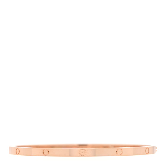 18K Pink Gold Small LOVE Bracelet 19