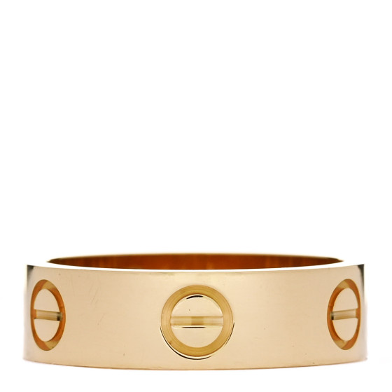 18K Yellow Gold 5.5mm LOVE Ring 53 6.5